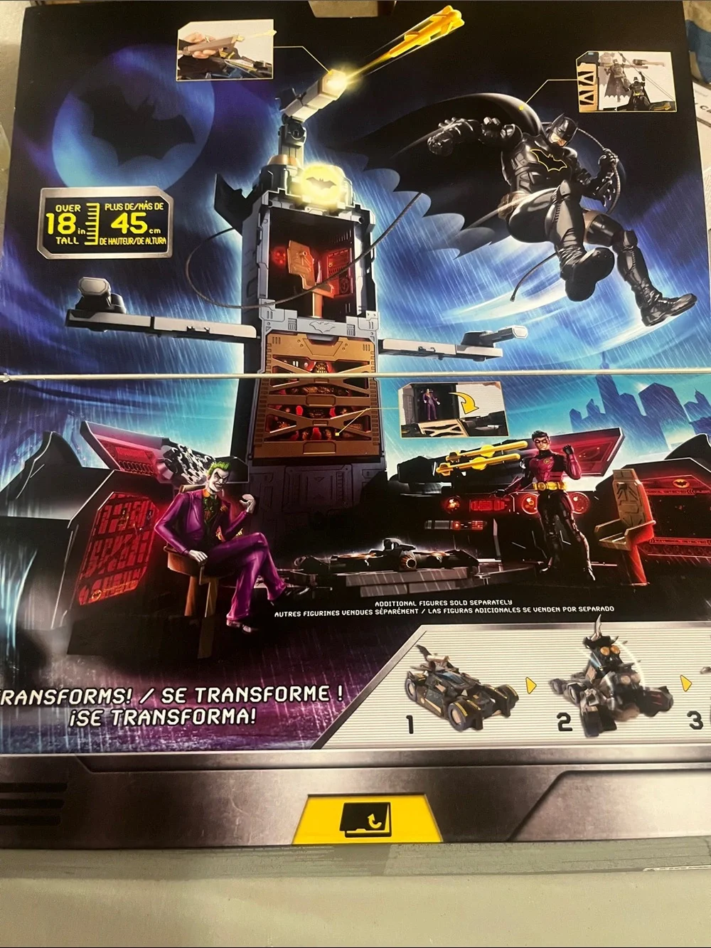 DC Batman Ultimate Transforming Batmobile - Black & Yellow